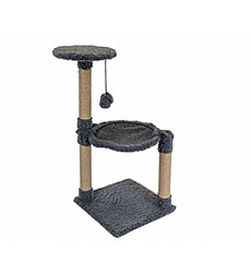 Когтеточка-Гамак Rp8842 с Полкой На Подставке Дарэленд 38*38*80см Джут