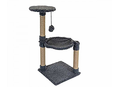 Когтеточка-Гамак Rp8842 с Полкой На Подставке Дарэленд 38*38*80см Джут