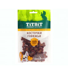 Лакомство TitBiT (Титбит) Для Собак Косточки Говяжьи 100г 024652