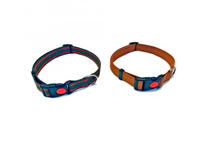 Ошейник Для Собак Мелких и Средних Пород Brava (Брава) №20 Брезент с Застежкой Арт1004 Микс