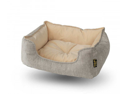 Лежанка Pride (Прайд) Хоум Премиум Велюр/Рогожка 60*50см 10015771 Бежевый