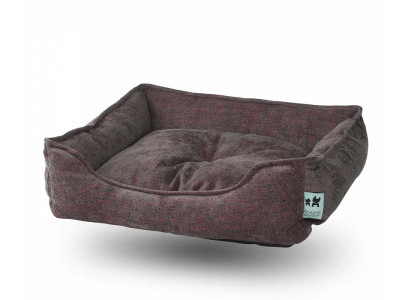 Лежанка Pride (Прайд) Лучшие Друзья Рогожка 69*60*20см 10015272 Фиолетовый