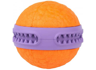 Игрушка Mr.Kranch (Мистер Кранч) Для Собак Мяч Зубастик 6см Фиолетовая  