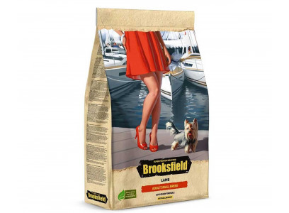 Сухой Корм Brooksfield (Бруксфилд) Low Grain Adult Dog Small Breed Для Собак Мелких Пород  Ягненок и Рис 1,5кг 5660071 