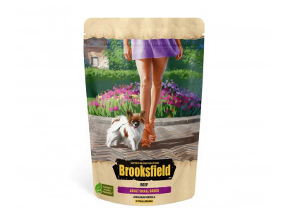 Сухой Корм Brooksfield (Бруксфилд) Low Grain Adult Dog Small Breed Для Собак Мелких Пород Говядина и Рис 0,7кг 5660080 