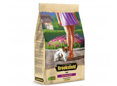 Сухой Корм Brooksfield (Бруксфилд) Low Grain Adult Dog Small Breed Для Собак Мелких Пород Говядина и Рис 1,5кг 5660081 
