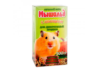Корм Для Декоративных Хомяков Мышильд с Овощами Коробка 500г 
