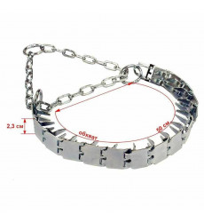 Ошейник Дарэленд Классика Строгий Пластинчатый Цинк 12зв 50см*22мм*1,5мм 490808