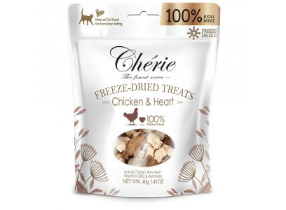 Лакомство Pettric (Петтрик) Сублимированная Курица и Куриное Сердечко 40г (1*12) 603099