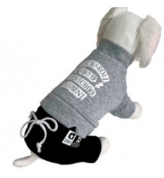 Комбинезон Pet Fashion (Пет Фешн) Rock Roll Для Собак Трикотаж Мех Серый M