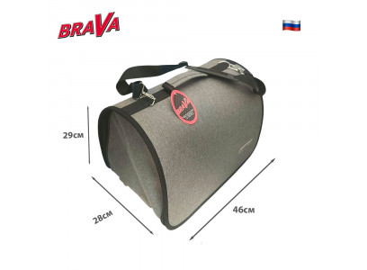 Сумка-Перенска Для Кошек и Собак Мелких Пород Brava (Брава) Меховая 46*28*29см 10678 