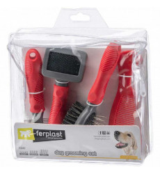 Щетка Ferplast (Ферпласт) Gro 5959 Для Ухода За Шерстью Для Собак, Набор 85959899