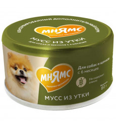 Консервы Мнямс Для Собак Утка Мусс 80г
