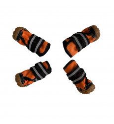 Сапожки Pet Fashion (Пет Фешн) Для Собак Комфорт, Р. 4, Светоотражающие, Апельсин