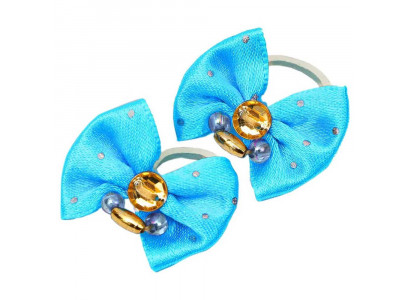 Бантик Zooone (Зооуан) 2-22-034 Пара, Голубой с Точками