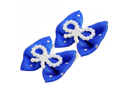 Бантик Zooone (Зооуан) 2-22-039 Пара, Синий с Точками, Бабочка