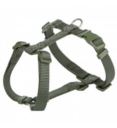 Шлейка Trixie (Трикси) Premium H-Hamess S-M 42-60см/15мм 203333, Оливково-Зеленый
