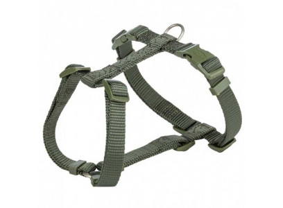 Шлейка Trixie (Трикси) Premium H-Hamess S-M 42-60см/15мм 203333, Оливково-Зеленый