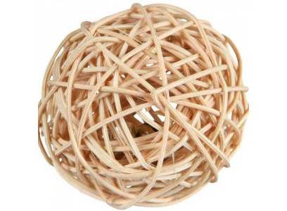 Игрушка Trixie (Трикси) Для Грызунов, Мячик с Колокольчиком, Ротанг, 4см 61822