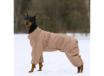 Комбинезон Osso Fashion (Оссо Фешн) Для Собак Утепленный Синтепоном Р 55 1 Мальчик Капучино Кбз 1072