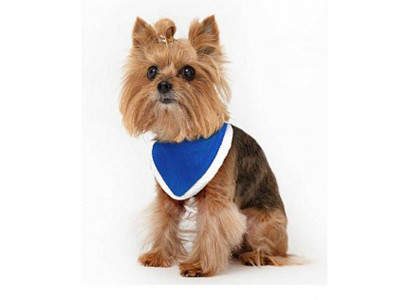 Косынка Osso (Оссо) Новогодняя Из Велюра Р. M, Синяя Кнв-1005