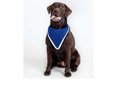 Косынка Osso (Оссо) Новогодняя Из Велюра Р. L, Синяя Кнв-1006