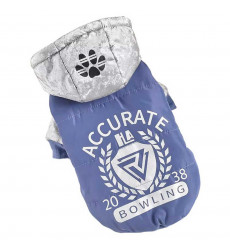 Куртка Уют Для Собак Зимняя На Кнопках с Капюшоном Р Xc 21см Голубая Нм220092хс