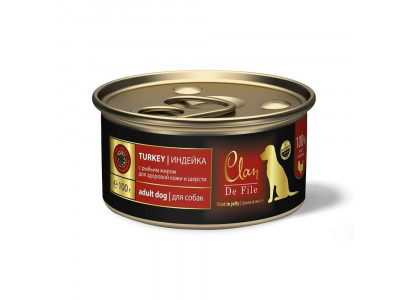 Консервы Clan (Клэн) De File Для Собак Индейка 100г