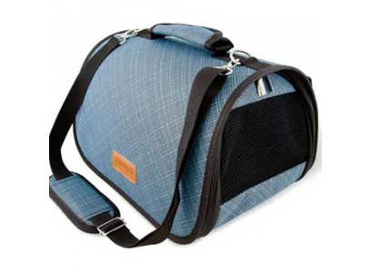 Сумка Перeноска Saival (Сайвэл) Пластик с Карманом, Бамбук Голубой, Размер М 