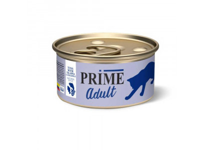 Консервы Prime (Прайм) Для Кошек Тунец, Тилапия и Ананас в Собственном Соку 85г 