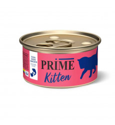 Консервы Prime (Прайм) Для Котят Тунец Премиум и Курица в Собственном Соку 85г 