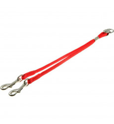 Сворка Регулируемая V.I.Pet (Випет) с Вертлюгом 8Мм Лента-Чулок Красная 79-0029 8.1951