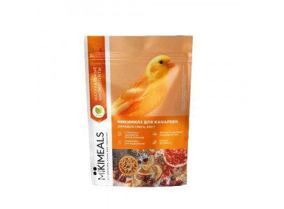 Полнорационный Корм Mikimeals (Микимилз) Для Канареек Смесь 800гр 78.016 
