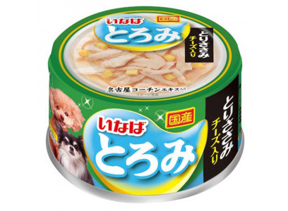 консервы Inaba (Инаба) Toromi Для Собак Филе Курицы и Сыр в Бульоне 80г