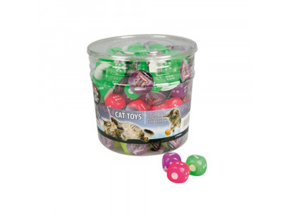 Игрушка Flamingo (Фламинго) Игральные Кубики Для Кошек 2,5 См - (В Тубе-100 Шт.) 