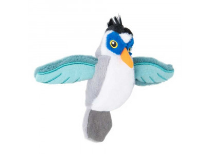 Игрушка Mr.Kranch (Мистер Кранч) Для Кошек Птичка 7,5см, Плюш, С Кошачьей Мятой, Серая