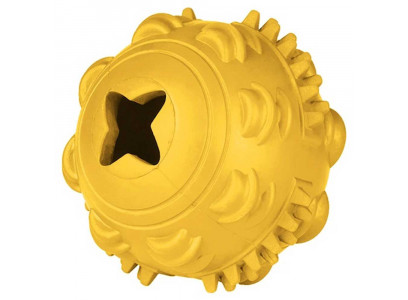 Игрушка Mr.Kranch (Мистер Кранч) Для Собак Мяч 8см, Желтый с Ароматом Сливок