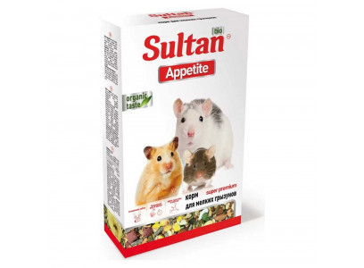 Корм Sultan (Султан) Био Премиум Appetite Для Мелких Грызунов 550г (1*8) 5424