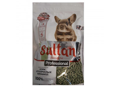 Корм Sultan (Султан) Новый Professional Для Шиншилл 1кг (1*8) 5806 Дой-Пак