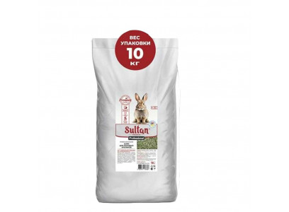 Корм Sultan (Султан) Новый Prof Премиум Для Молодых Кроликов Гранулированный 10кг 6766