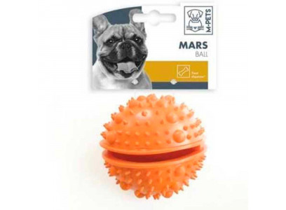 Игрушка M-Pets (М-Петс) Для Собак Марс Диспенсер-Мяч Для Лакомств Прозрачный 10608999 8см