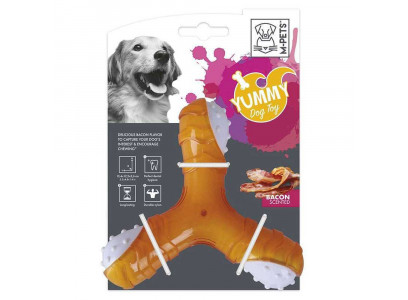 Игрушка M-Pets (М-Петс) Для Собак Ямми Пропеллер, Вкус Бекона, Нейлон 13,4*12,2*3,6см