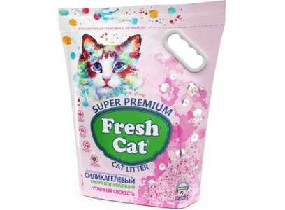 Наполнитель Fresh Cat (Фрэш Кэт) Силикагелевый Утренняя Свежесть, 2кг/5л
