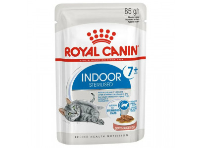 Влажный Корм Royal Canin (Ройял Канин) Indoor +7 Для Стерилизованных  Домашних Кошек старше 7 лет 85г (1*28) 