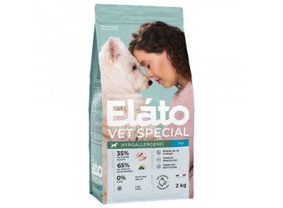 Лечебный Сухой Корм Elato (Илато) Holistic Vet Special Hypoallergenic Для Собак Гипоаллергенный Рыба 2кг 