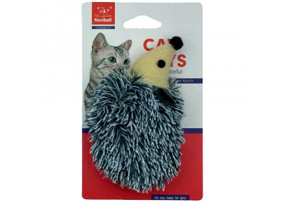 Игрушка Nunbell (Нанбелл) Ёжик с Кошачьей Мятой, 12*7*5см, Мягкая 10920-0079