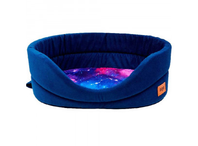 Лежанка Zooexpress (Зооэскспресс) Космос, Мебельная Ткань №3 49*33*17см 732031 Синий