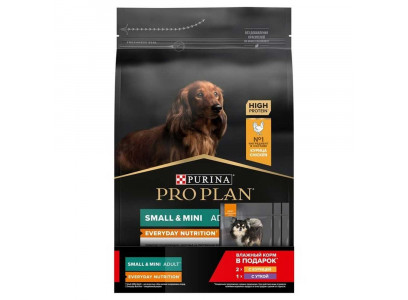 Сухой Корм Pro Plan (Проплан) Everyday Nutrition Medium Для Собак Средних Пород Курица 3кг + 3*85г АКЦИЯ  