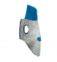 Куртка Жилет Pet Fashion (Пет Фешн) Кристалл 5xl Голубой Флис Светоотражающий