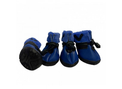 Сапожки Pet FAshion (Пет Фешн) Для Собак Эко Вуди, Р.3, Синий, Мех